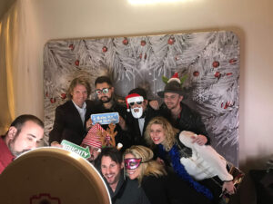 BMG-BR Nashville holiday party at Horton Events Downtown taking a group photo, smiling BMG-BR Nashville holiday party at Horton Events Downtown taking a group photo, smiling