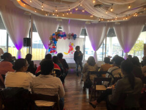 Woman speaking to a group, Ladies Lifestyle Affair - Horton Events Downtown Nashville