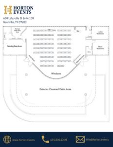 Horton Events Layout 200 Theater Seating